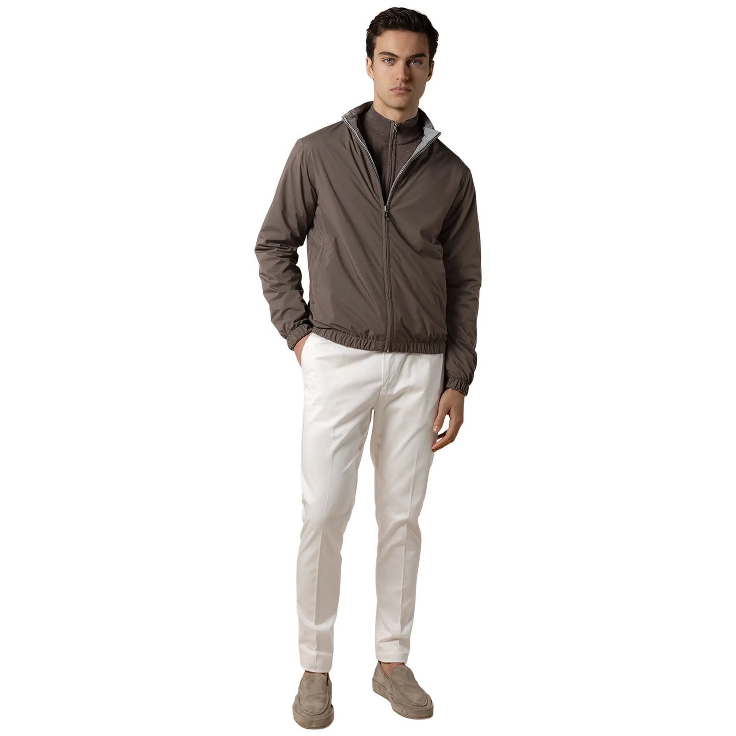 Aurélien Reversible Ash Grey Resort Jacket