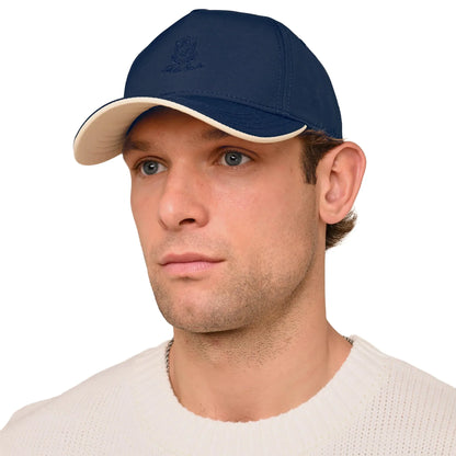 Belier Crest Logo Navy Cap