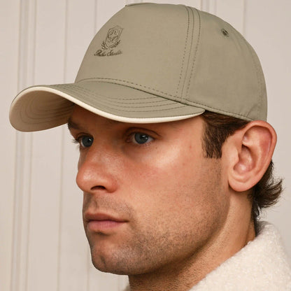 Belier Crest Logo Taupe Cap