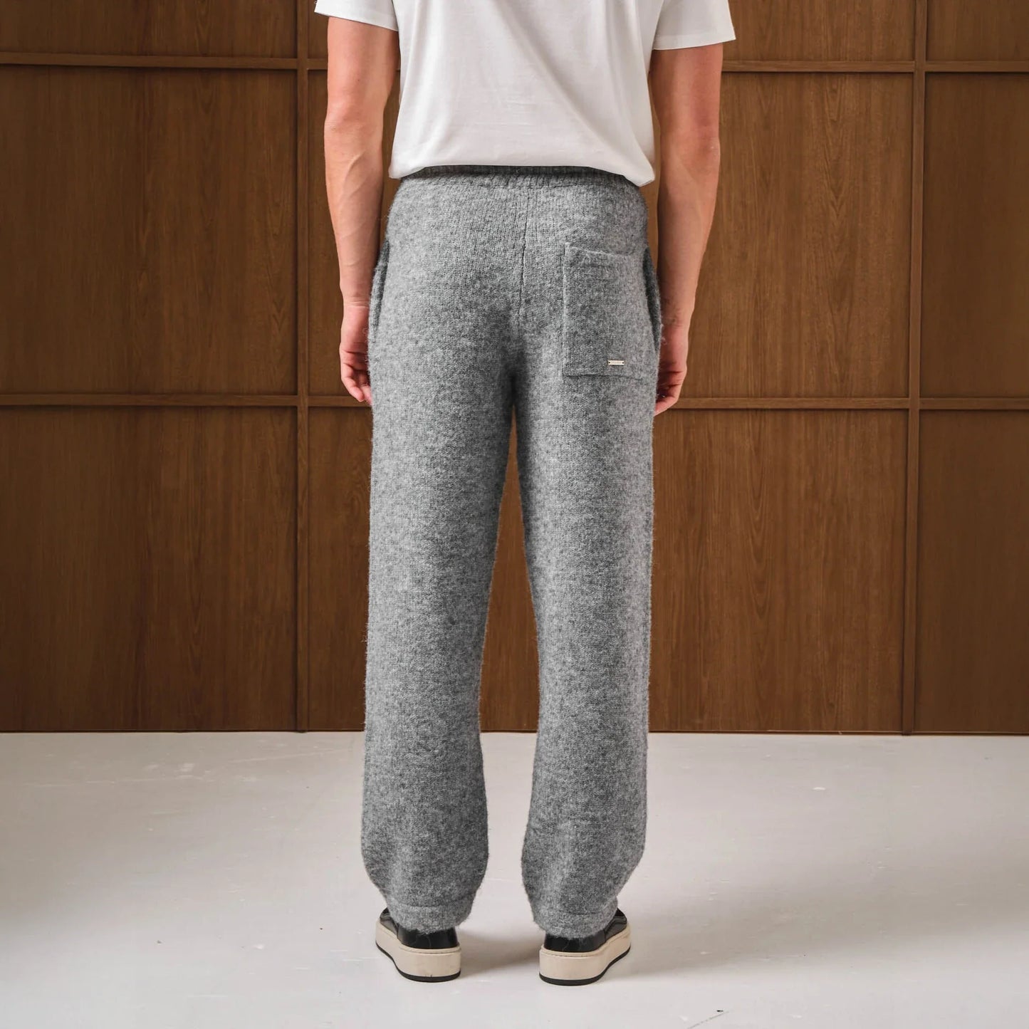Belier Knitted Grey Sweatpants