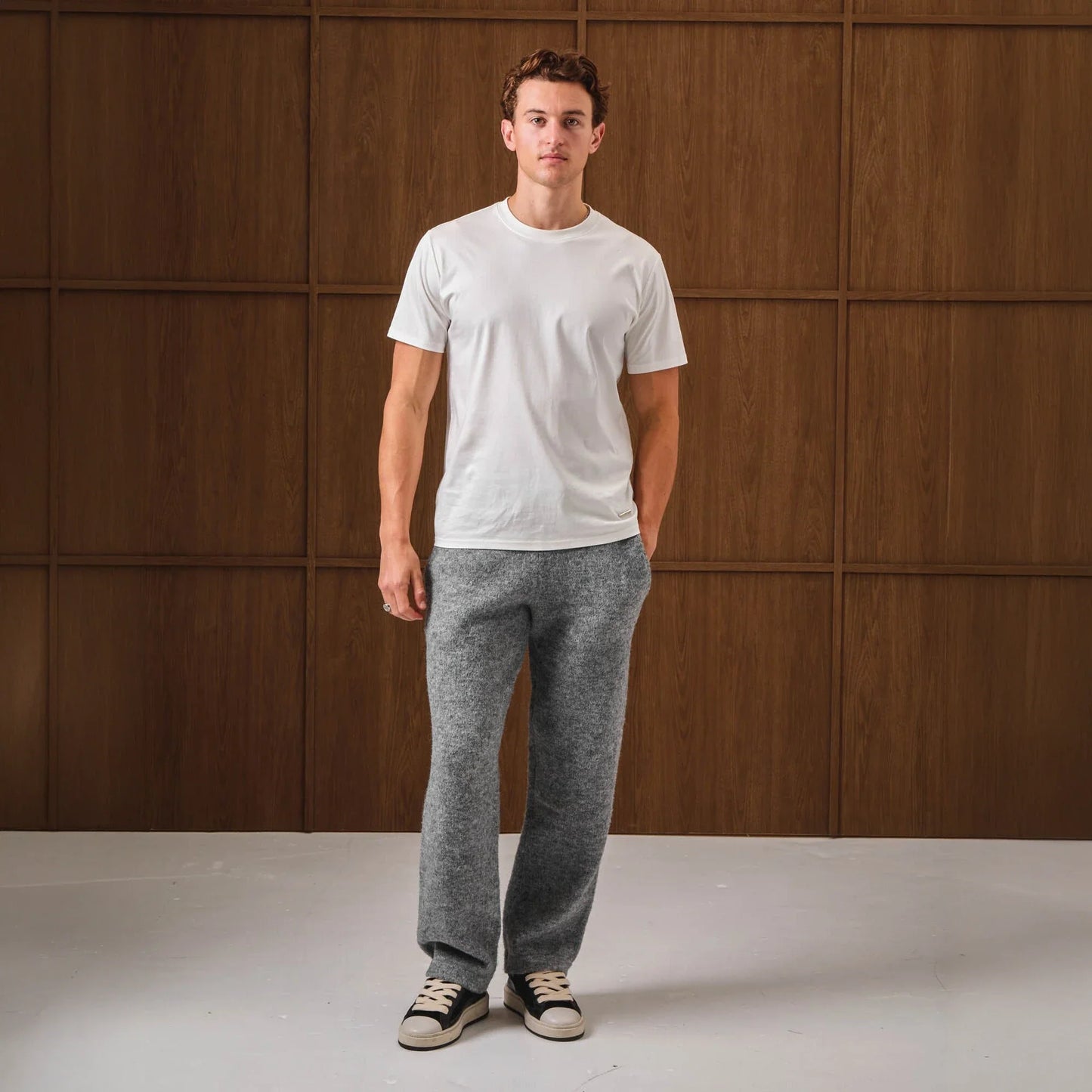 Belier Knitted Grey Sweatpants