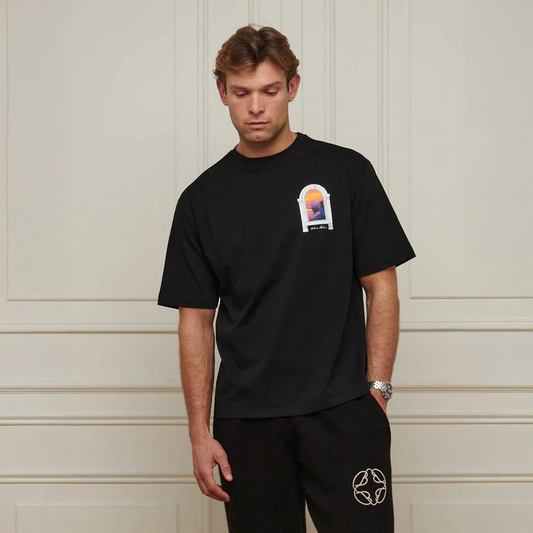 Belier Miami Sunset Arch Black T Shirt
