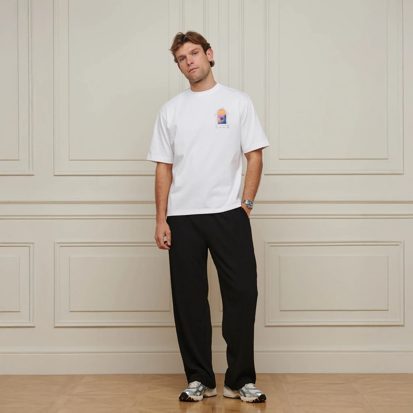 Belier Miami Sunset Arch White T Shirt