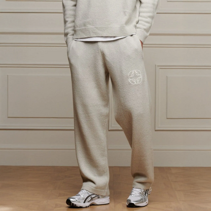 Belier Mohair Knit Marl Grey Sweatpants