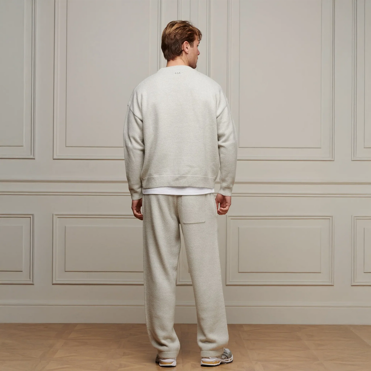 Belier Mohair Knit Marl Grey Sweatpants