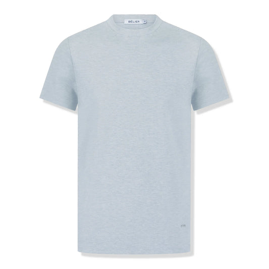 Belier Premium Plain Grey Marl T Shirt