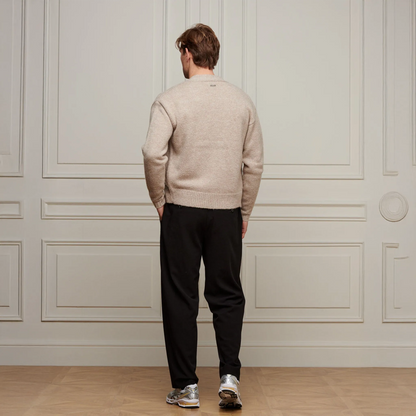 Belier Relaxed Fit Knitted Beige Cardigan