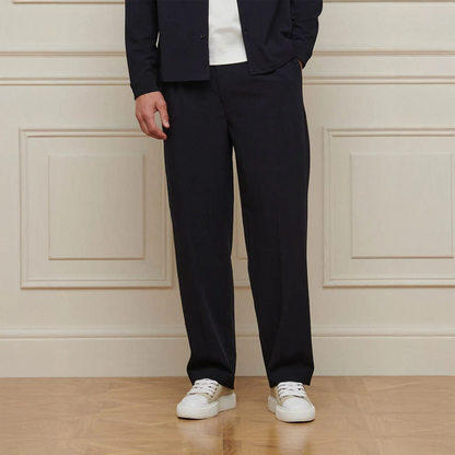 Belier Relaxed Fit Navy Trousers