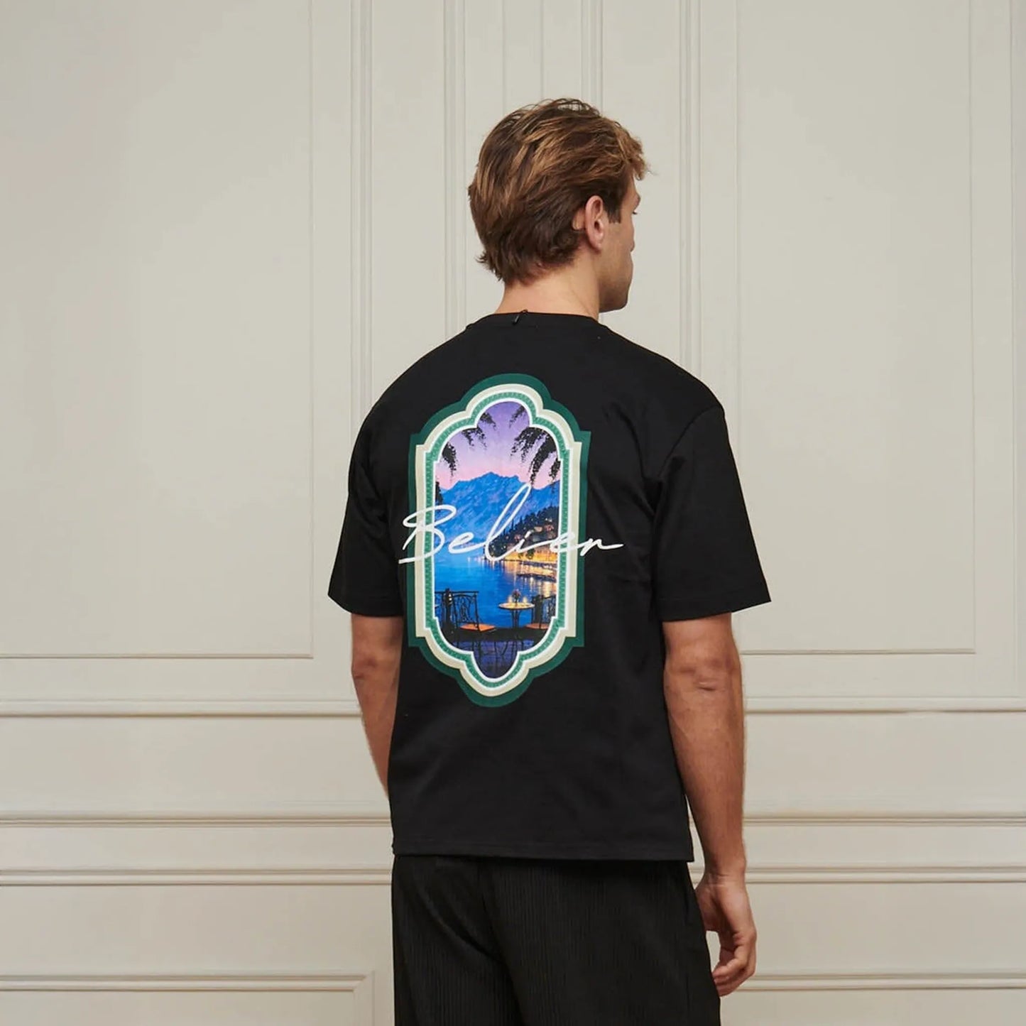 Belier Riviera View Black T Shirt