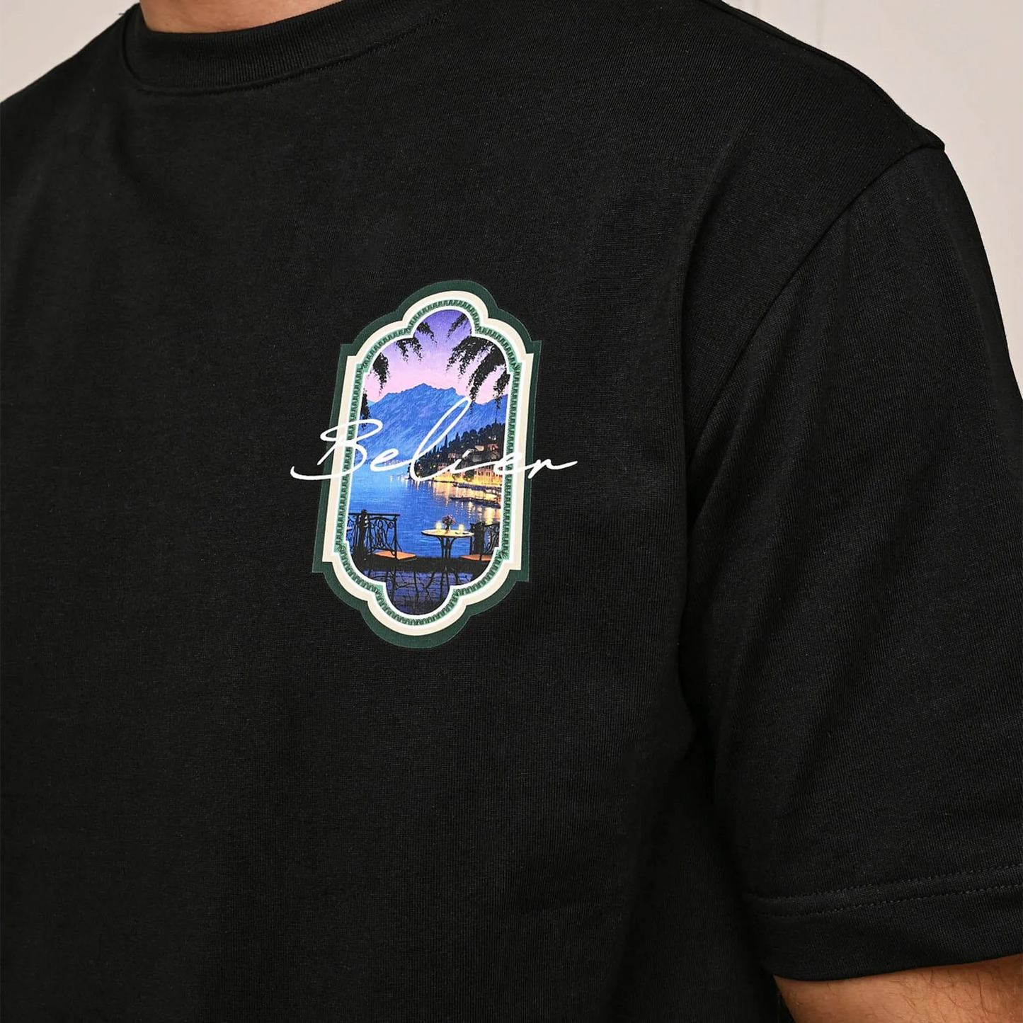 Belier Riviera View Black T Shirt
