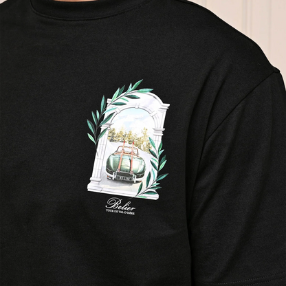Belier Val d'Isère Arch Black T Shirt
