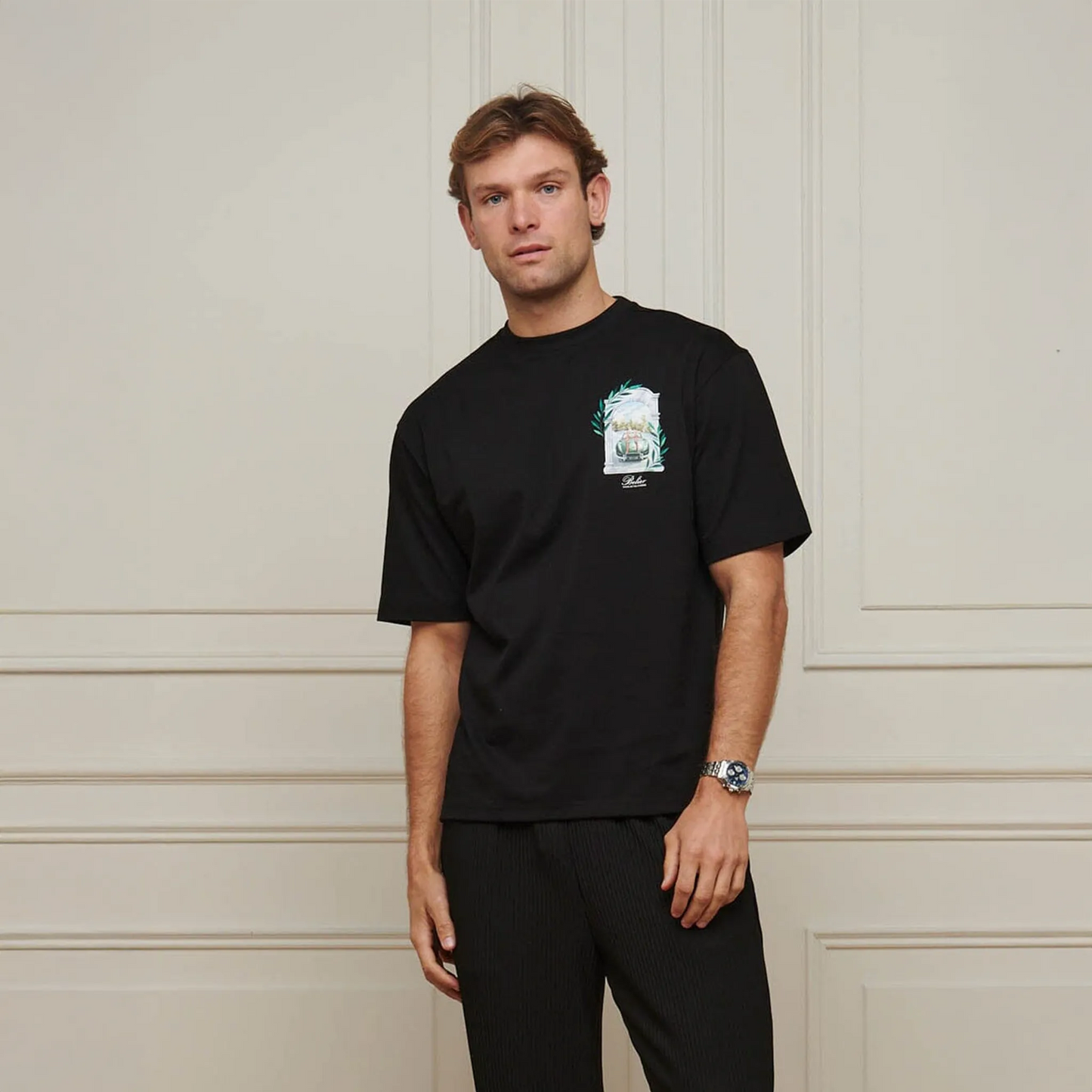 Belier Val d'Isère Arch Black T Shirt
