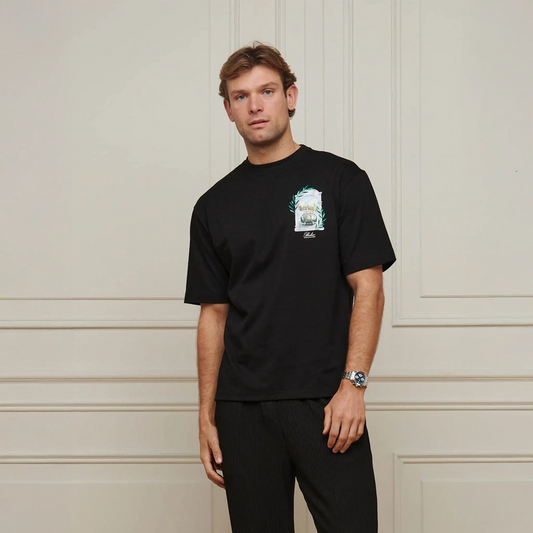 Belier Val d'Isère Arch Black T Shirt