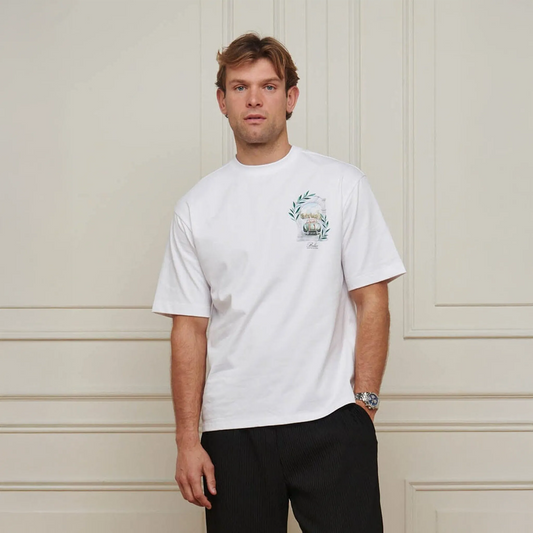 Belier Val d'Isère Arch White T Shirt