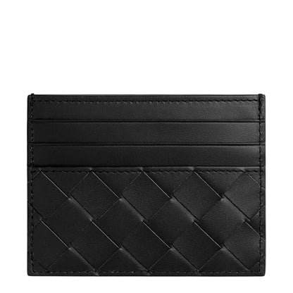 Bottega Veneta Intrecciato Black Card Case