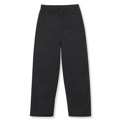 Broken Planet Basics Straight Leg Washed Midnight Black Sweatpants