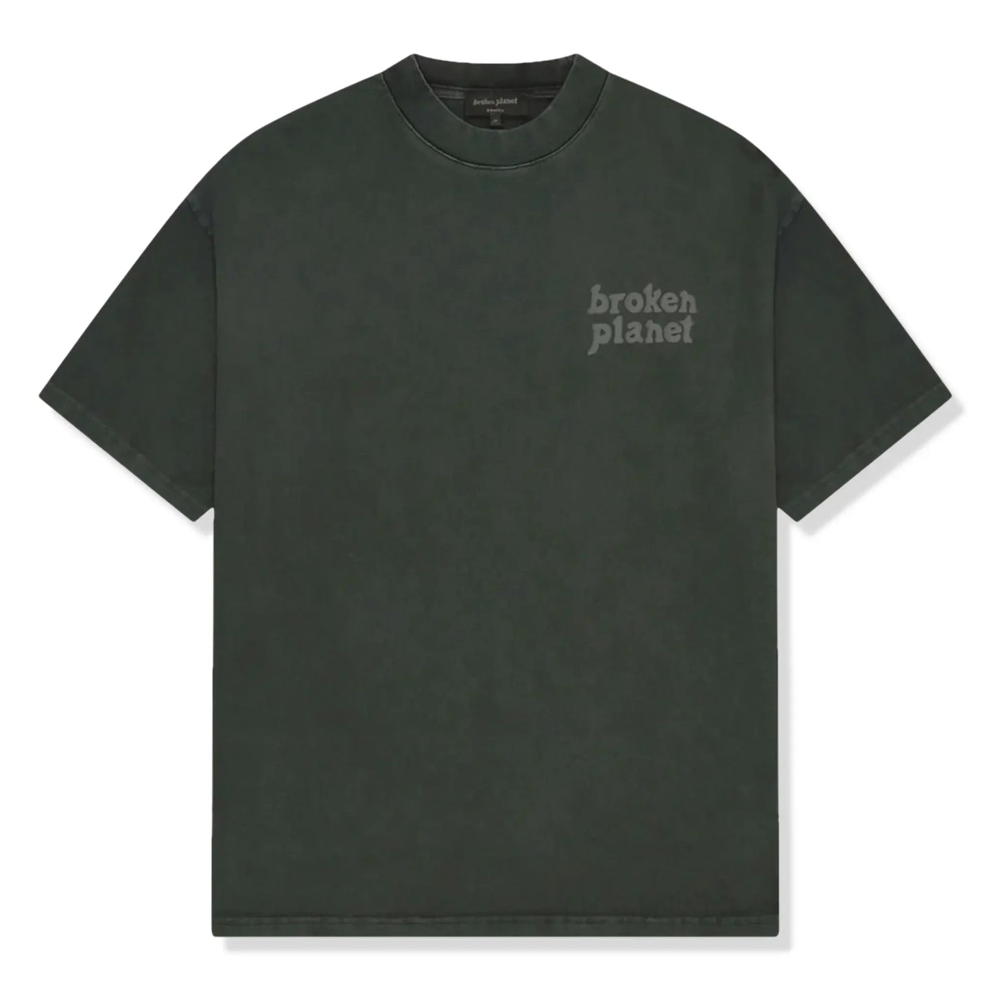 Broken Planet Basics Washed Soot Black T Shirt