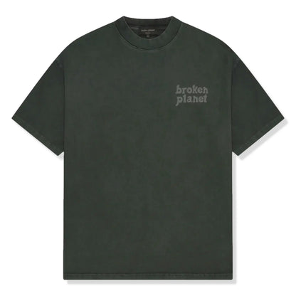 Broken Planet Basics Washed Soot Black T Shirt