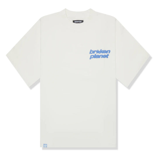 Broken Planet Basics Washed Vanilla White T Shirt
