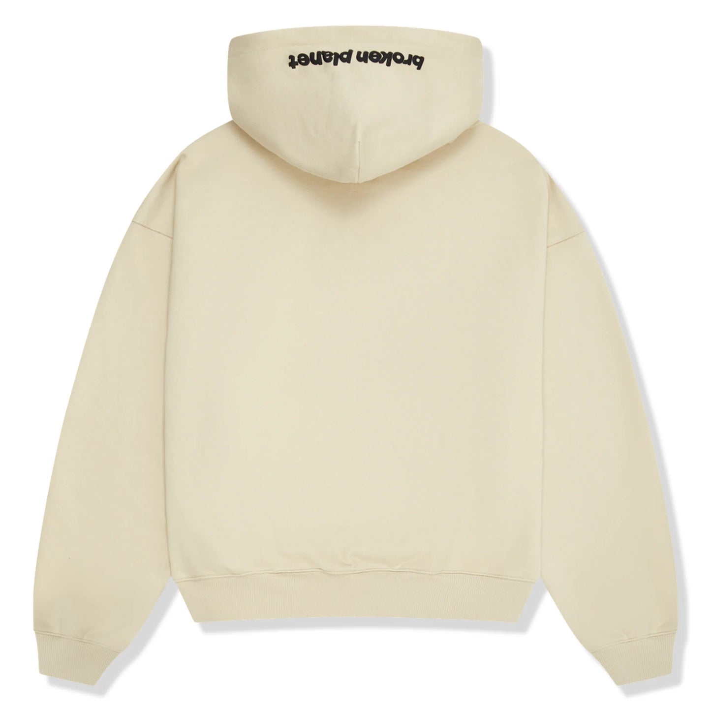 Broken Planet Outer Space Bone White Zip-Up Hoodie