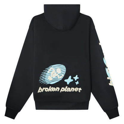 Broken Planet Cosmic Speed Hoodie Midnight Black