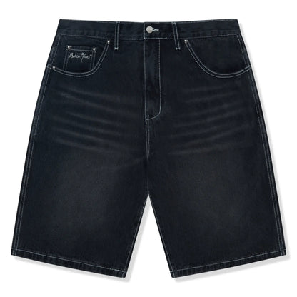 Broken Planet Denim Washed Black Shorts