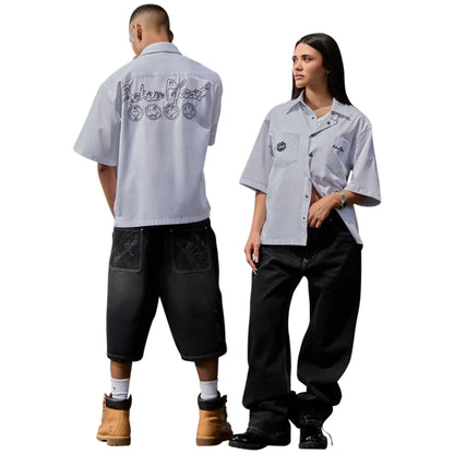 Broken Planet Denim Washed Black Shorts