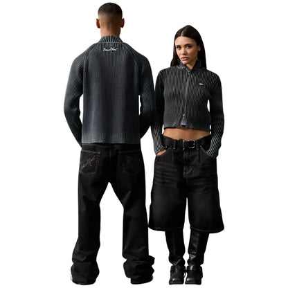 Broken Planet Denim Washed Black Shorts