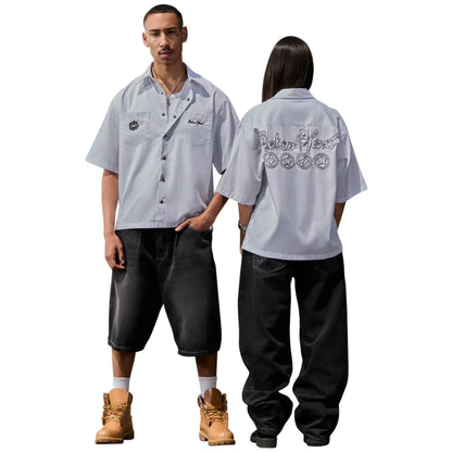 Broken Planet Denim Washed Black Shorts