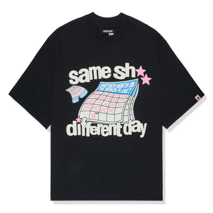 Broken Planet Different Day Midnight Black T Shirt