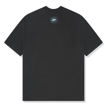 Broken Planet Falling Stars Soot Black T Shirt