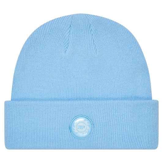 Broken Planet Fold Over Light Blue Beanie