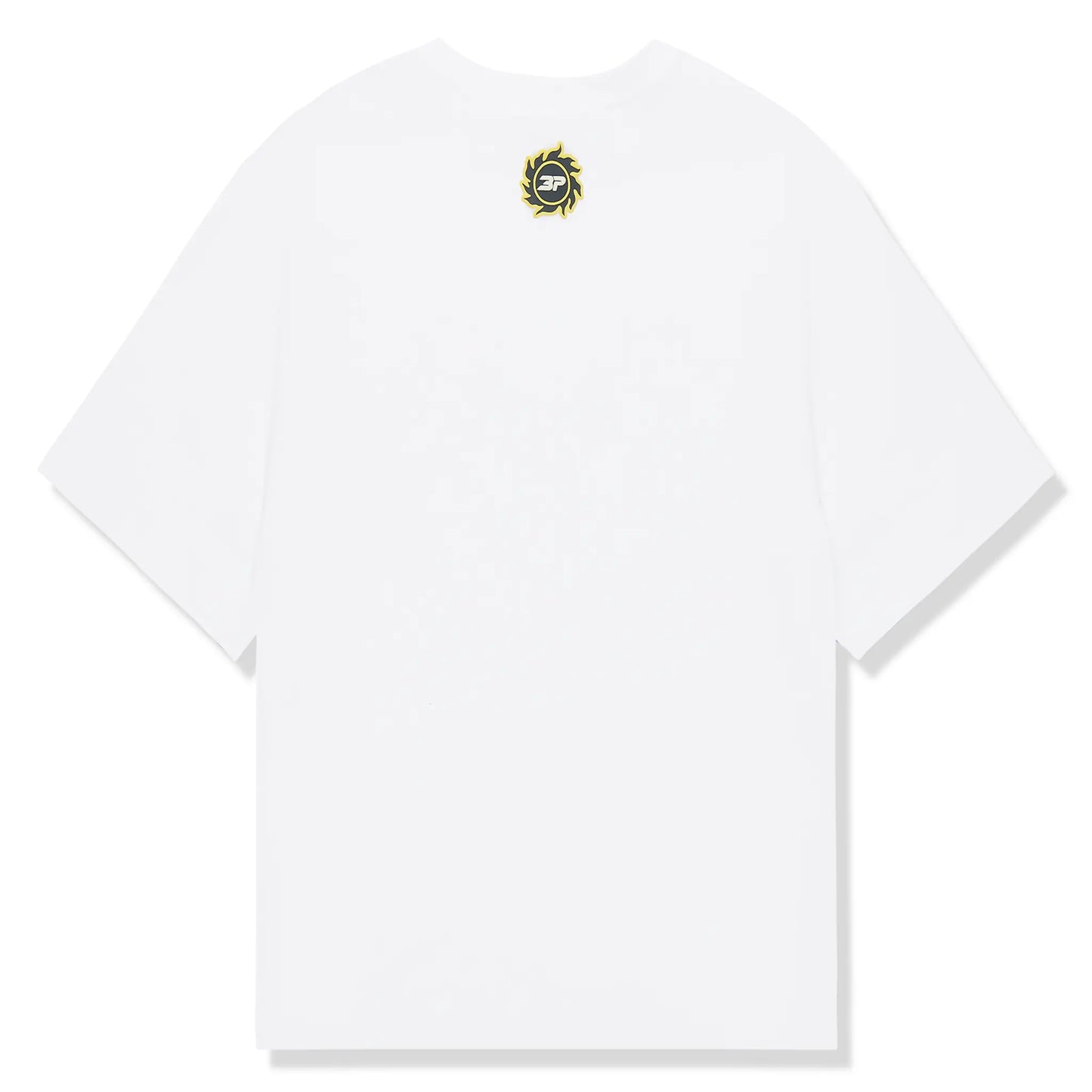 Broken Planet Grid Snow White T Shirt