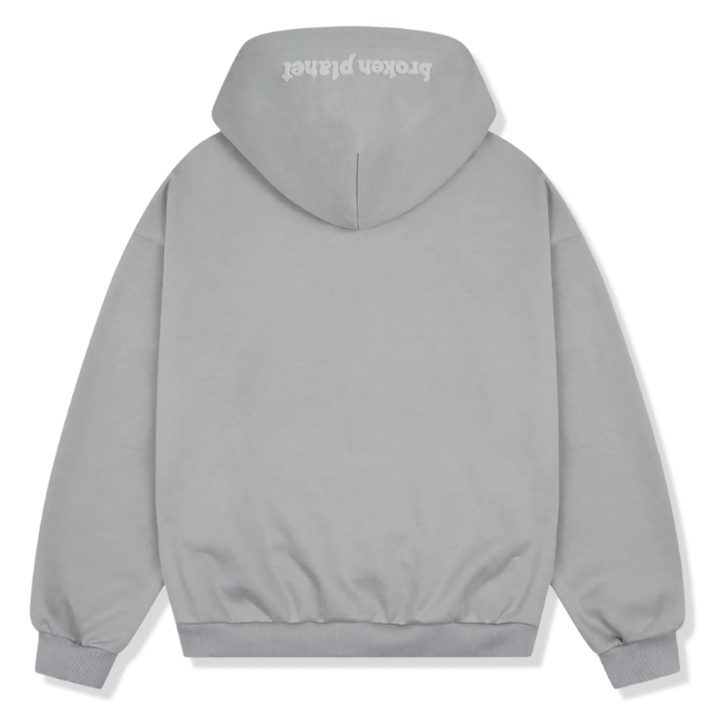 Broken Planet Gunmetal Grey Zip-Up Hoodie