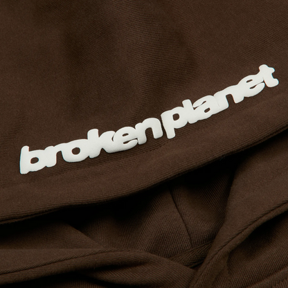 Broken Planet It Starts With Luv Mocha Brown Hoodie
