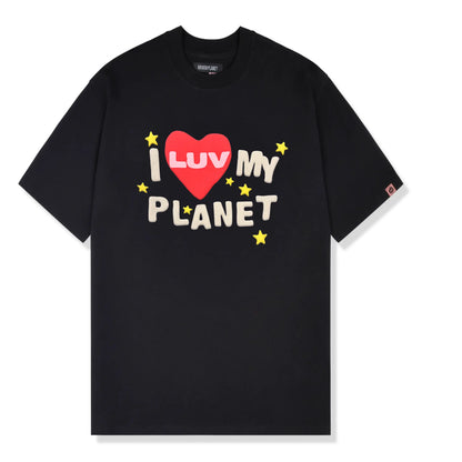 Broken Planet Luv My Planet Midnight Black T Shirt