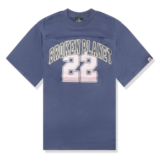 Broken Planet Mesh Outerspace Blue Jersey