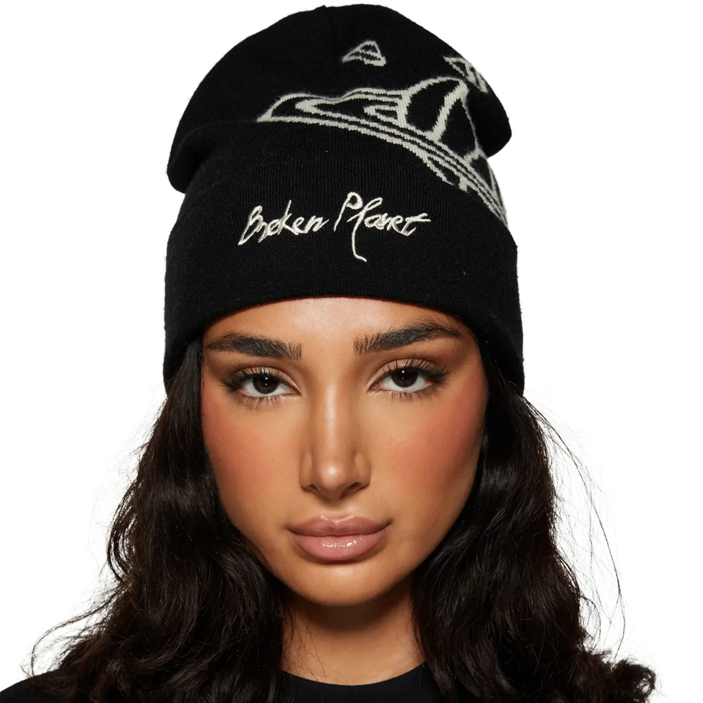 Broken Planet Midnight Black Beanie