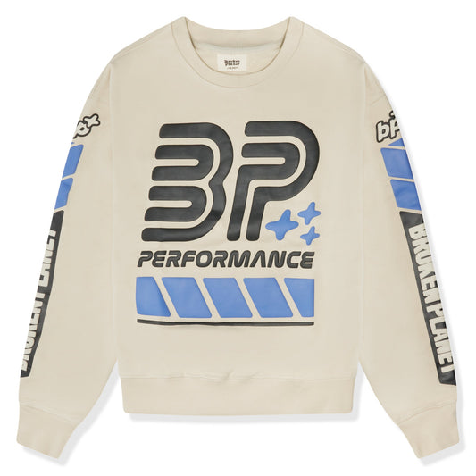 Broken Planet Performance Bone White Crewneck