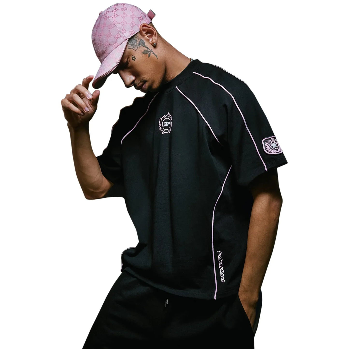 Broken Planet Performance Midnight Black T Shirt