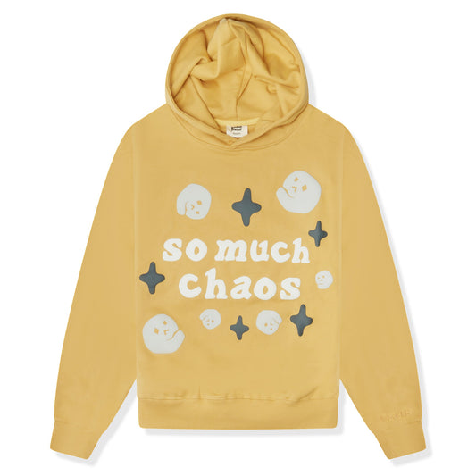 Broken Planet So Much Chaos Mustard Yellow Hoodie