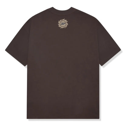 Broken Planet Space Trails Mocha Brown T Shirt