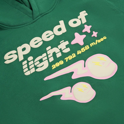 Broken Planet Speed Of Light Hoodie Malachite Green