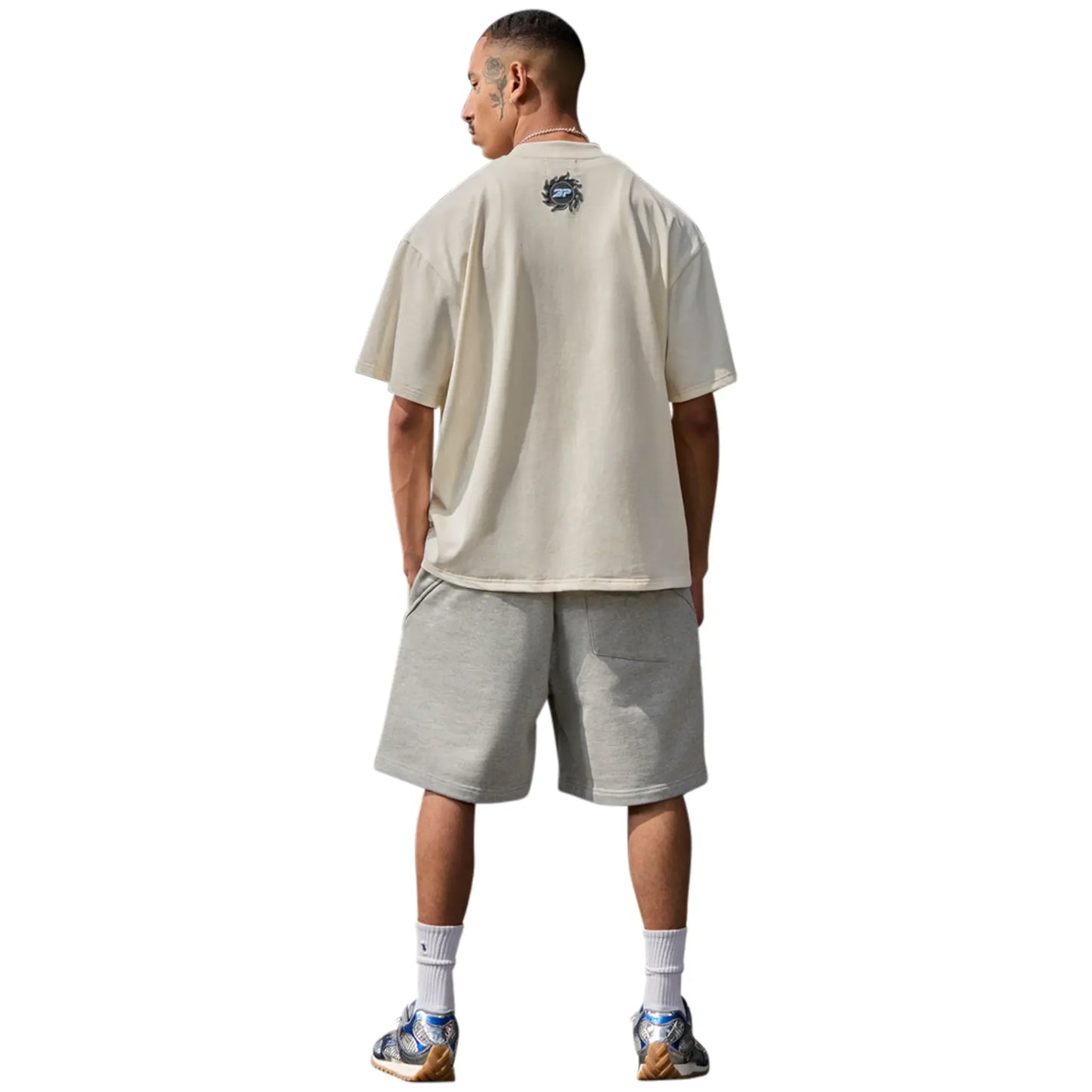 Broken Planet Stargazing Vanilla White T Shirt