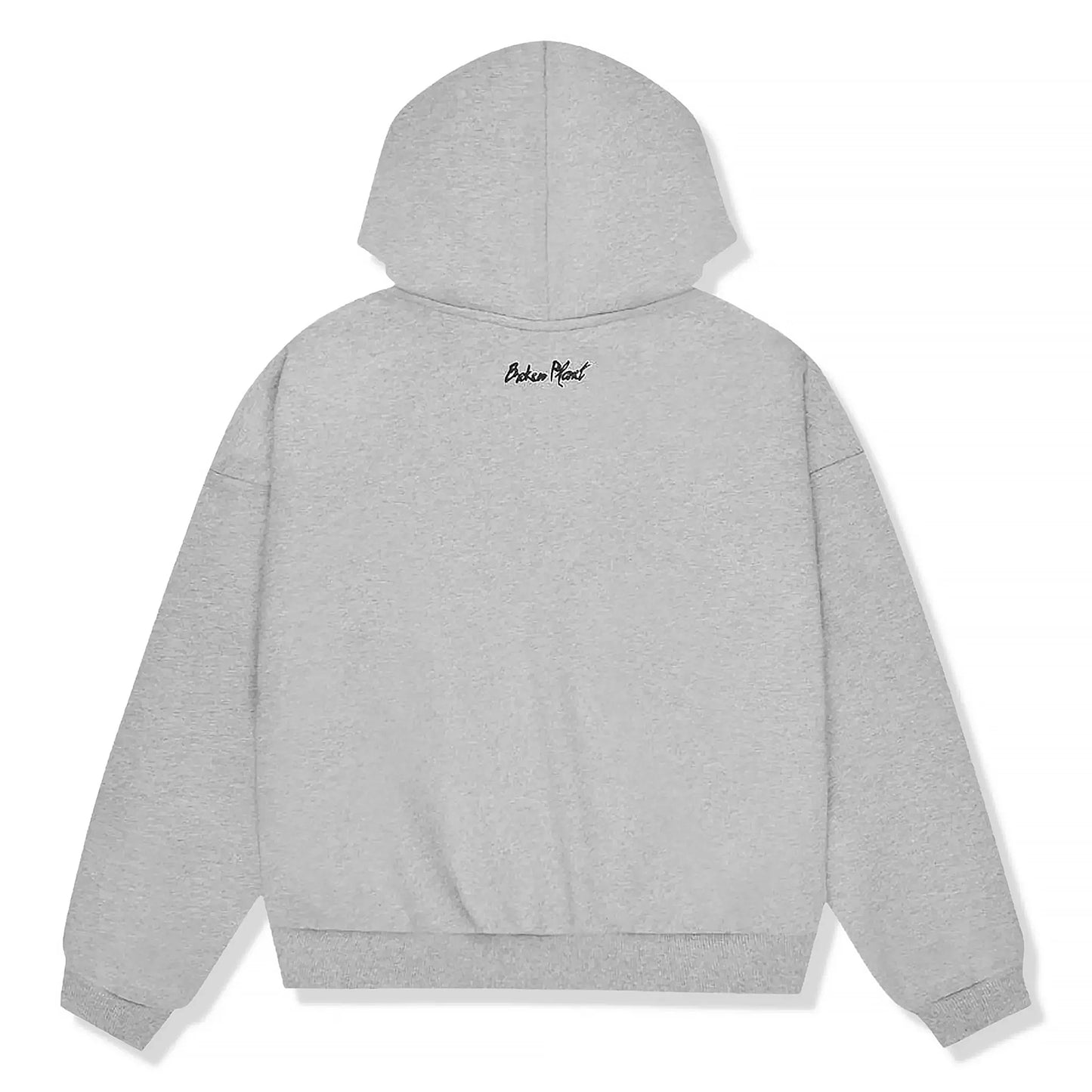Broken Planet Sun Heather Grey Zip-Up Hoodie