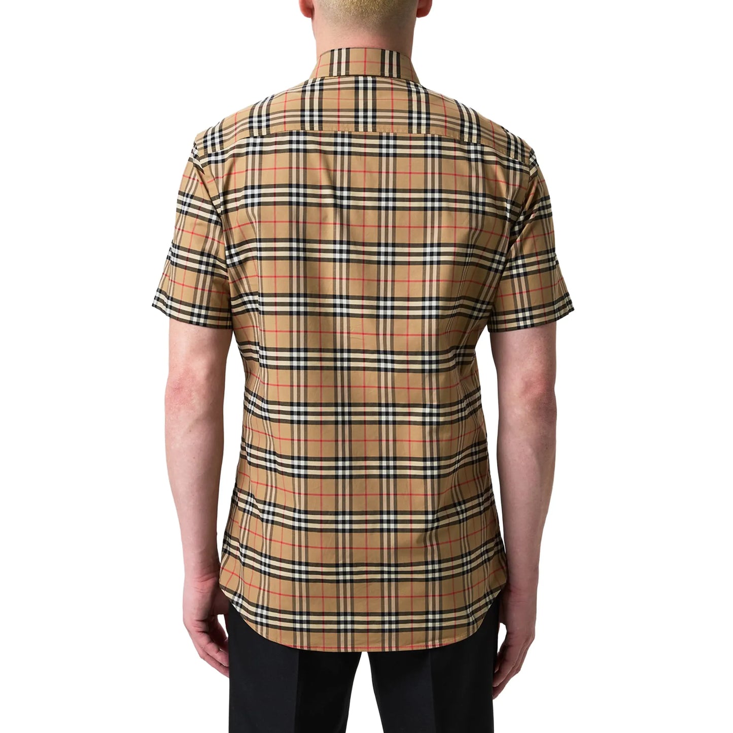 Burberry Short Sleeve Check Cotton Shirt
