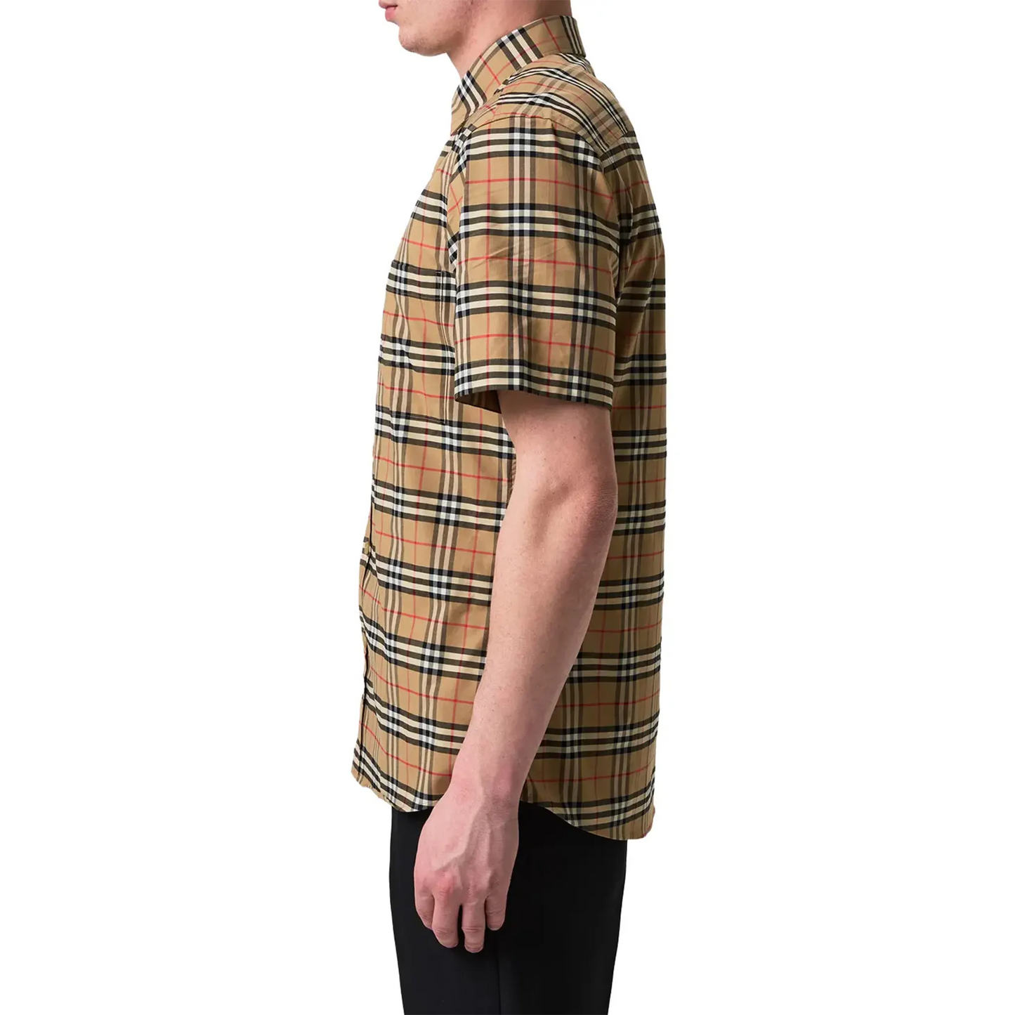 Burberry Short Sleeve Check Cotton Shirt