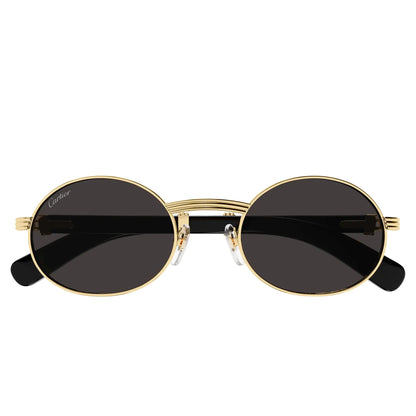Cartier Eyewear CT0464S-001 Gold Grey Sunglasses
