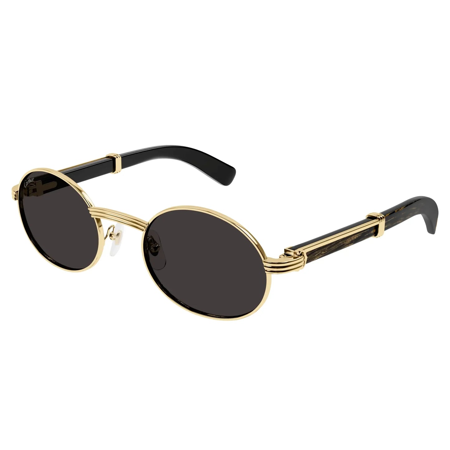 Cartier Eyewear CT0464S-001 Gold Grey Sunglasses