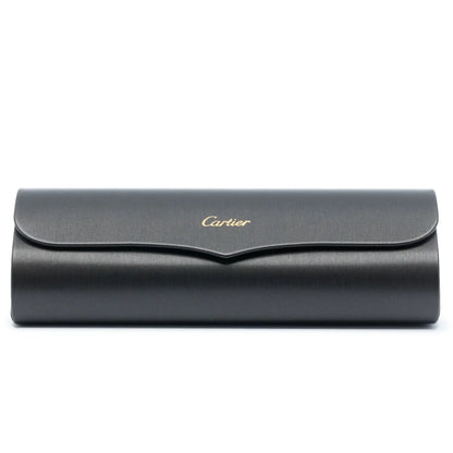 Cartier Eyewear CT0464S-003 White Gold Green Sunglasses